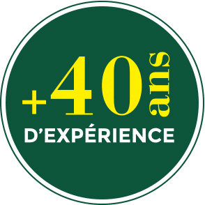 40 ans d'expérience